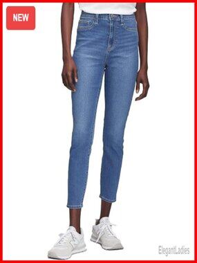 High Rise Skinny Jegging Jean with Stretch